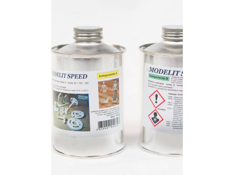 MODELIT SPEED hitrostrjujoča zalivna masa 0,5 : 0,5 kg