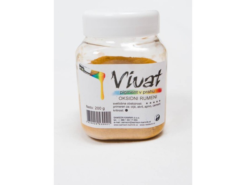 VIVAT oksidni/anorganski pigment RUMEN 200 g