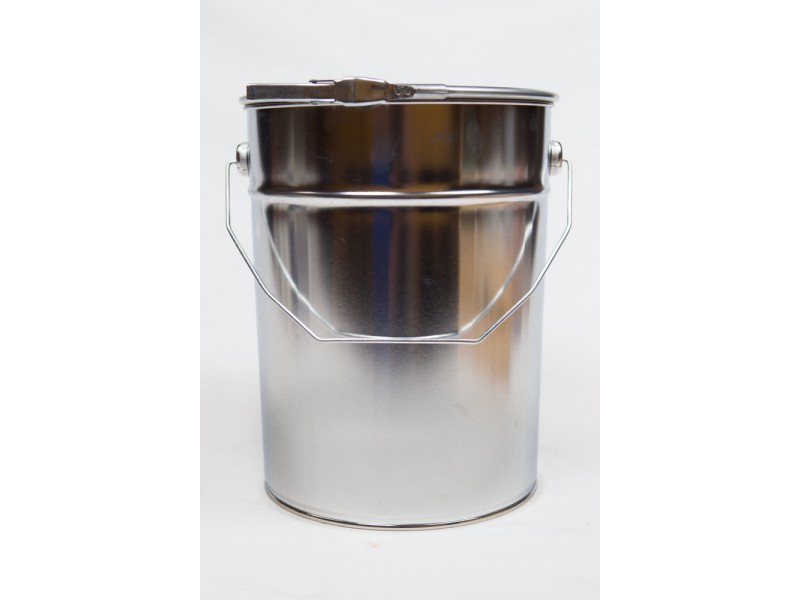 METAL bucket with lid 10 l