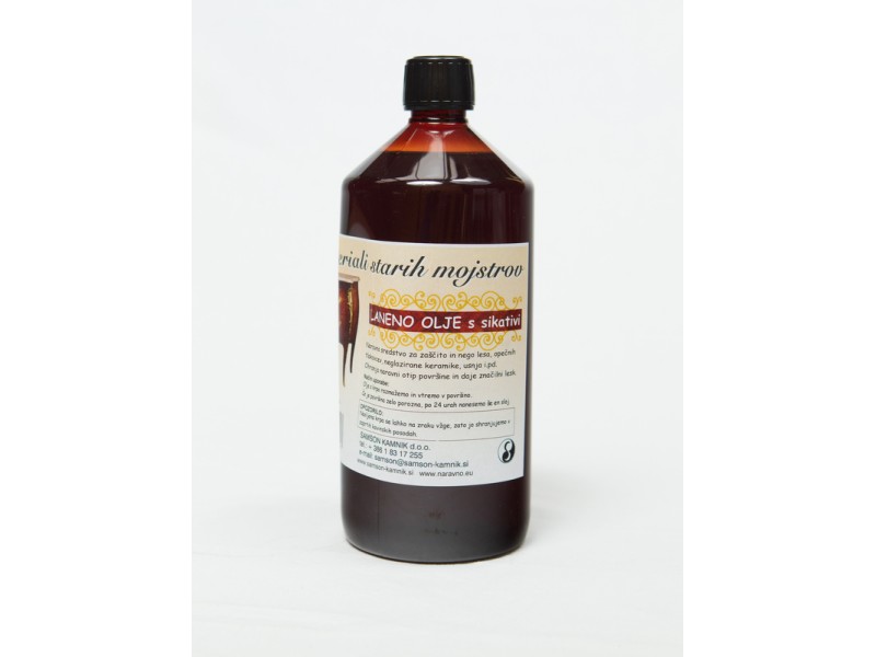 LINSEED OIL with siccatives 1 l
