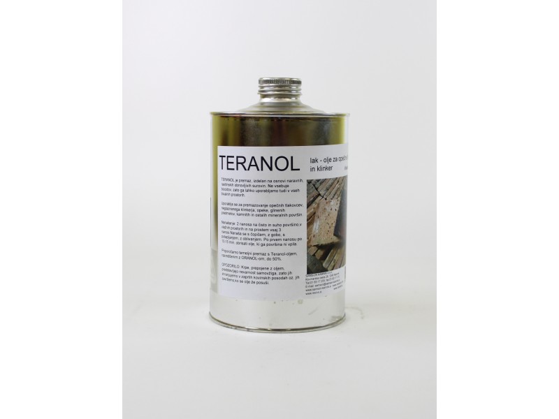 TERANOL lak-olje za opečne tlakovce in klinker 1l