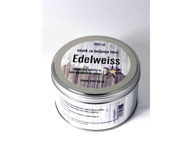 EDELWEISS white lime wax 500 ml