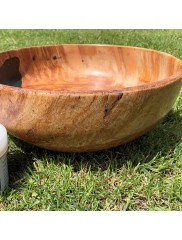 Wood-and-resin-polishing