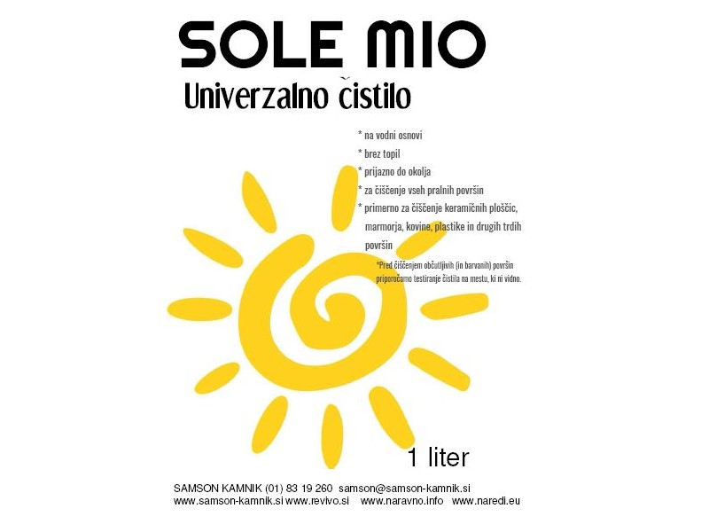 SOLE MIO univerzalno čistilo 1l